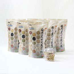 17 Mixed Grains Including Milk Vetch Rice (15g×30packs) 6 Bag Set