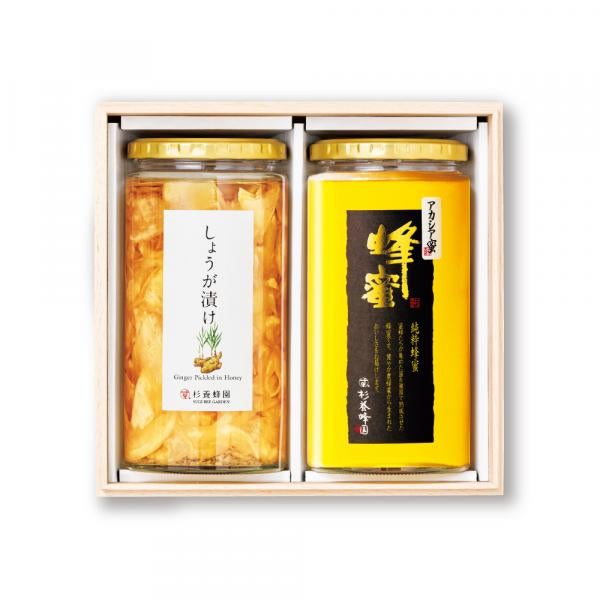 Ginger Pickled in Honey/Acacia Honey (in wooden box)EWRO1000