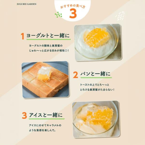 ニュージーランド産 マヌカ巣房蜜(マヌカハニー・コムハニー)