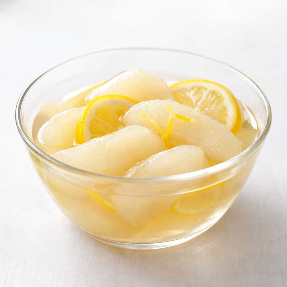 梨のハニーレモンコンポート