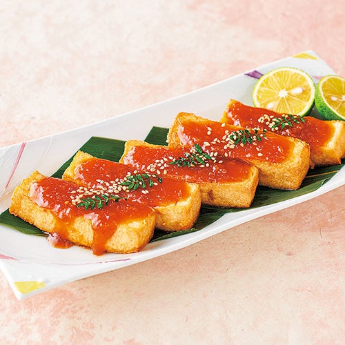 Thick fried tofu with Manuka miso dengaku