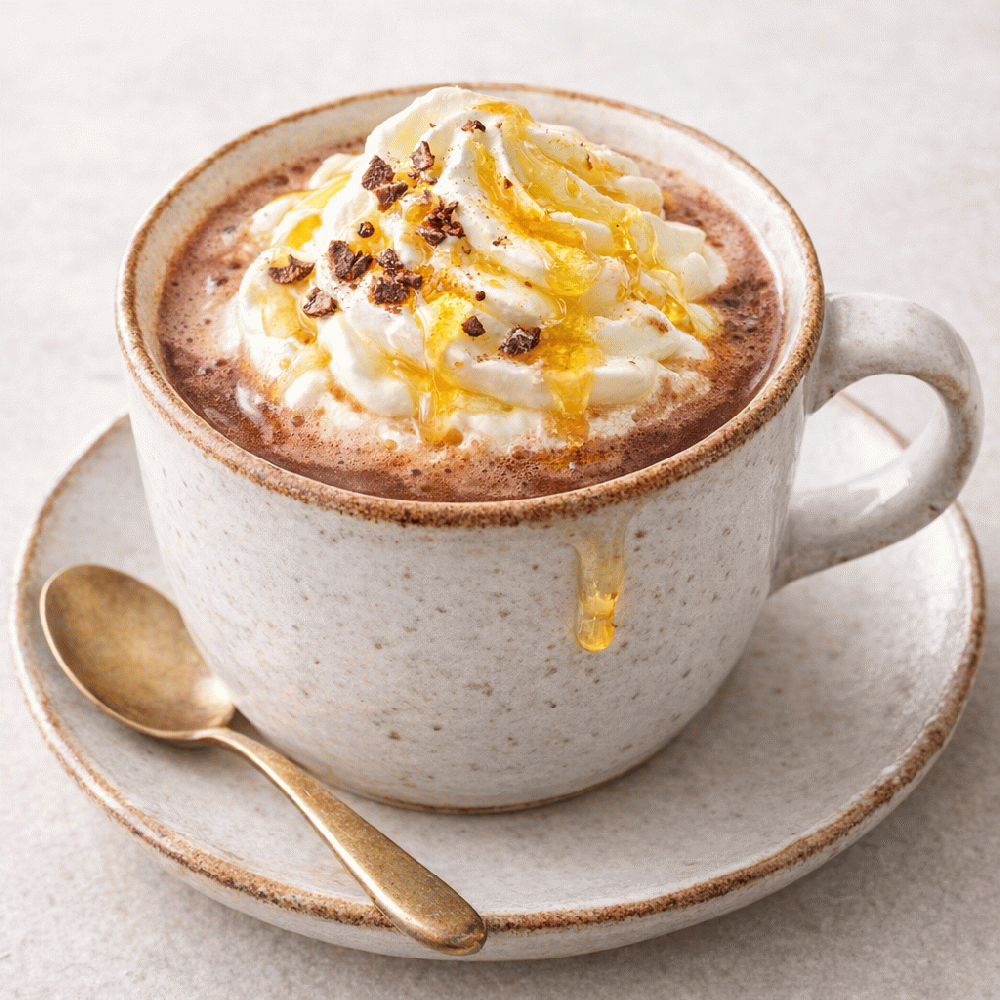 カカオホットドリンク 【贅沢マヌカ蜜かけ】