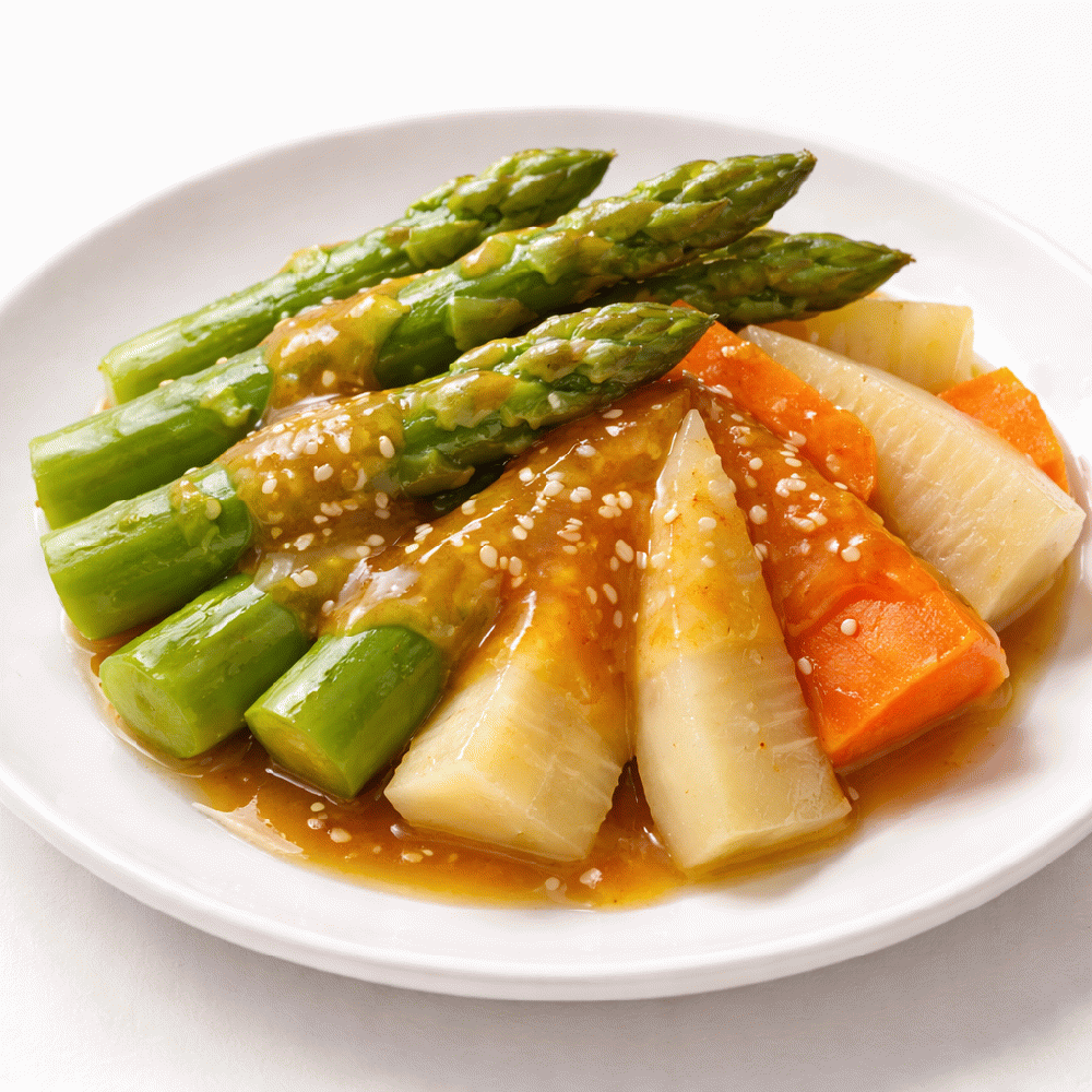 春野菜のゆず味噌がけ