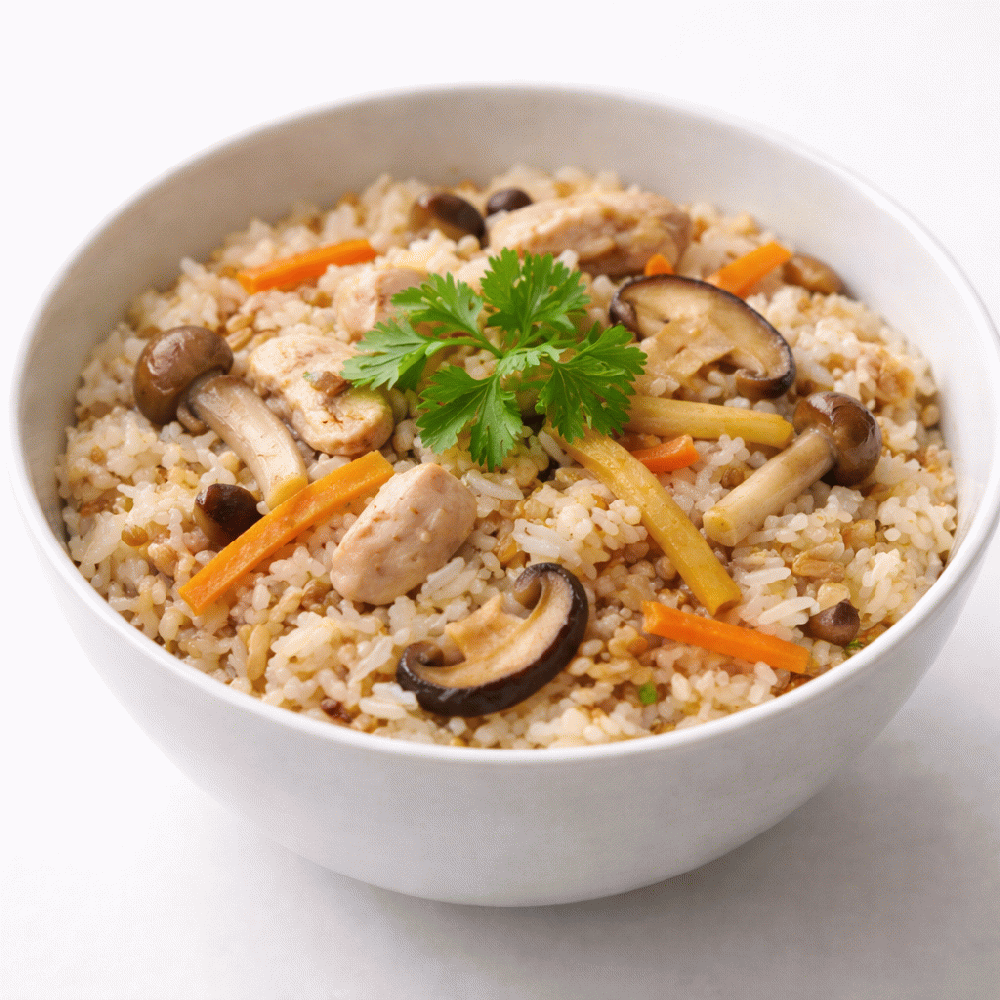 秋の味覚炊き込みご飯