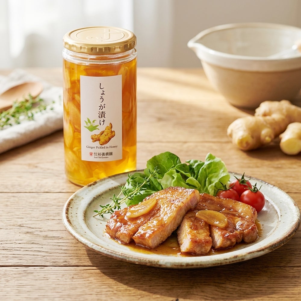ギフトセット (しょうが漬け850g/アカシア蜜1kg)