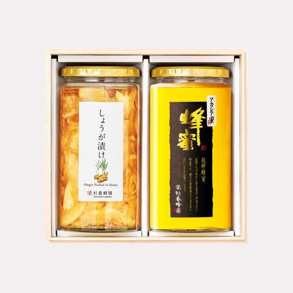 Ginger Pickled in Honey/Acacia Honey (in wooden box) EWA1000
