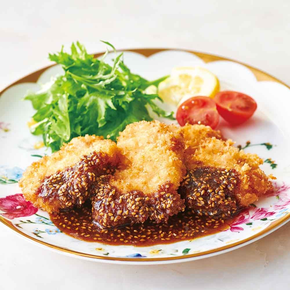 Chicken Breast Cutlet with Sesame Sauce