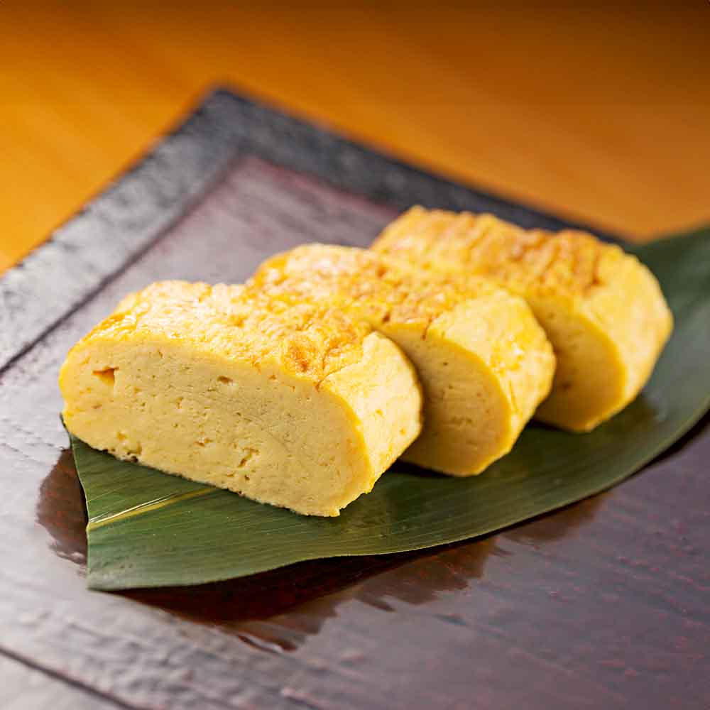 Tamagoyaki (Omelet) with Mixed Flower Honey