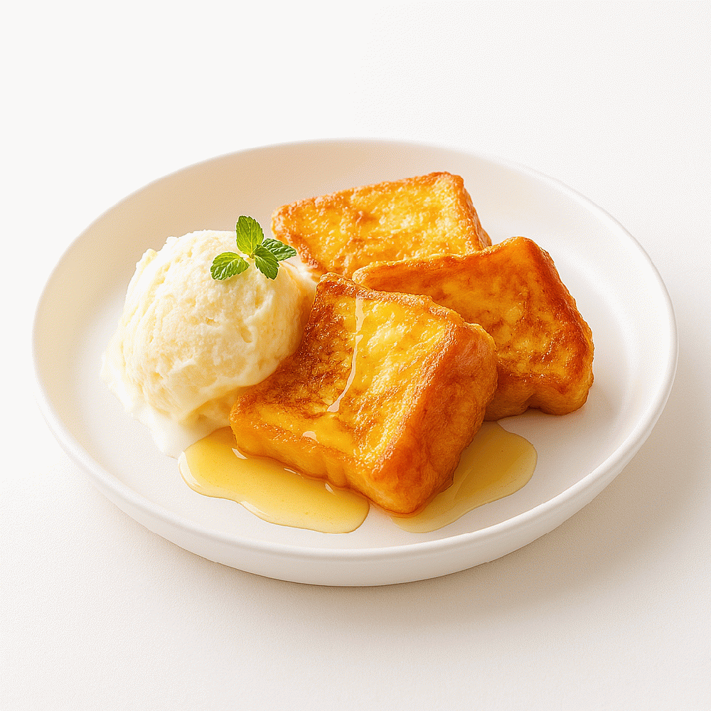 フレンチトーストはちみつかけ