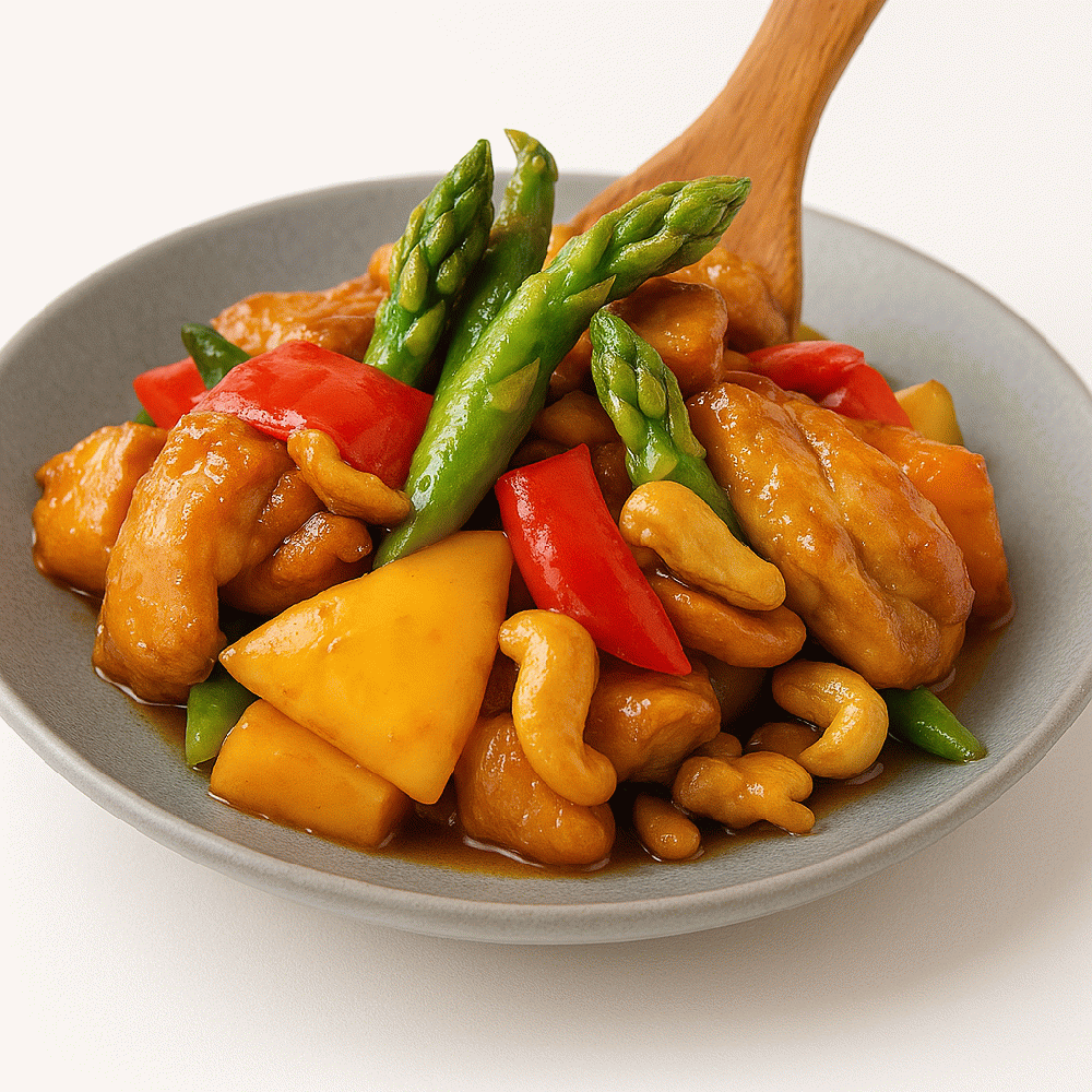 鶏肉と夏野菜のオイスター酢炒め