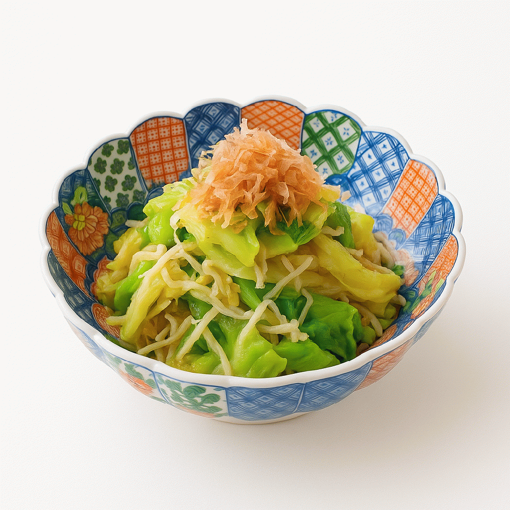 春キャベツとシラスのおひたし