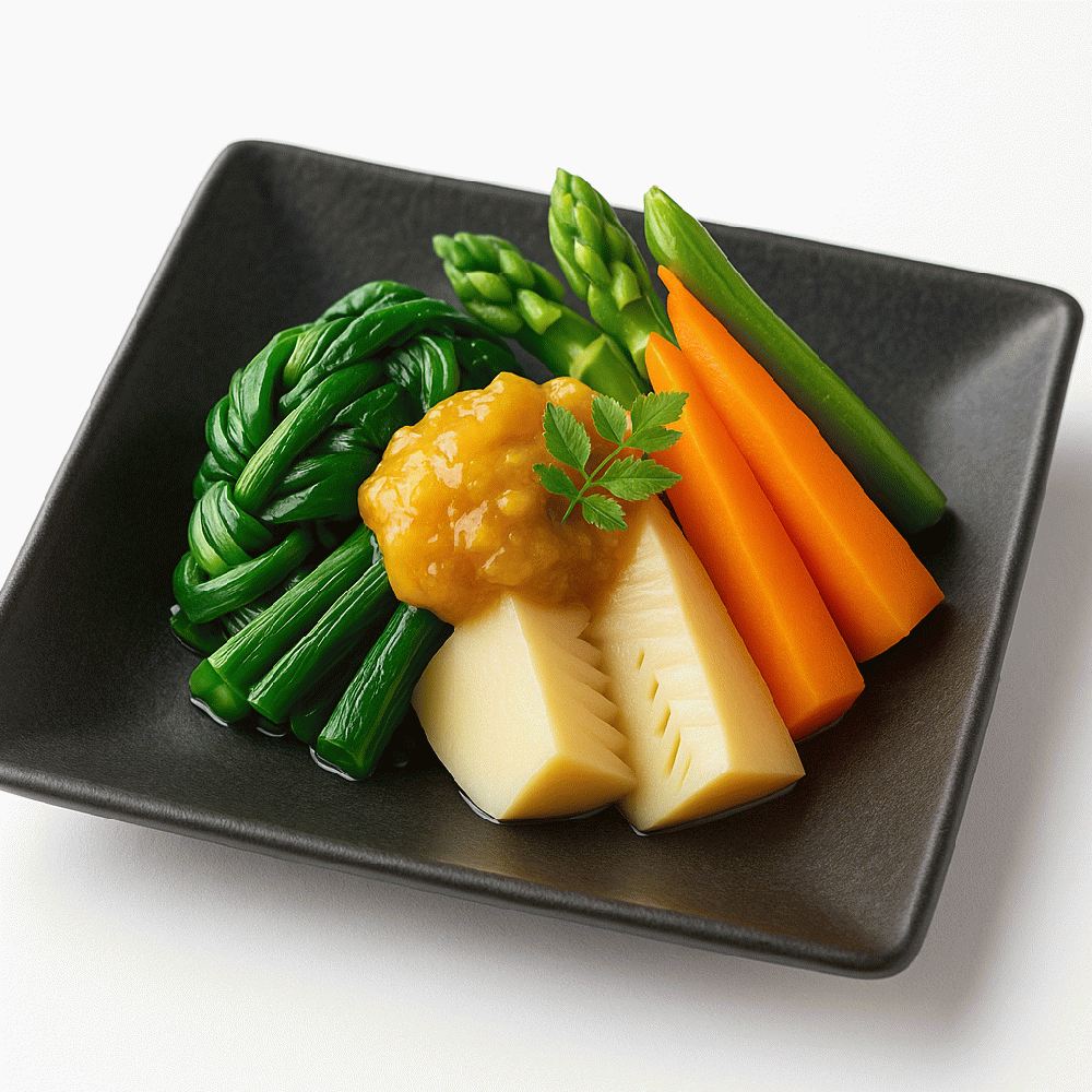 春野菜のゆず味噌がけ