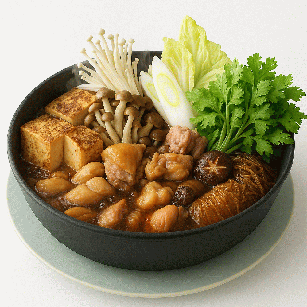 さっぱり鶏すき焼き