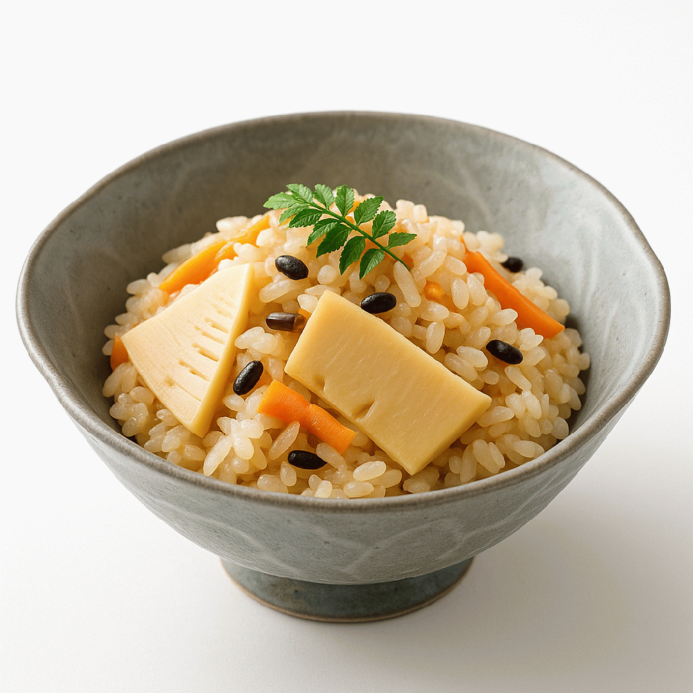 雑穀を使ったたけのこご飯