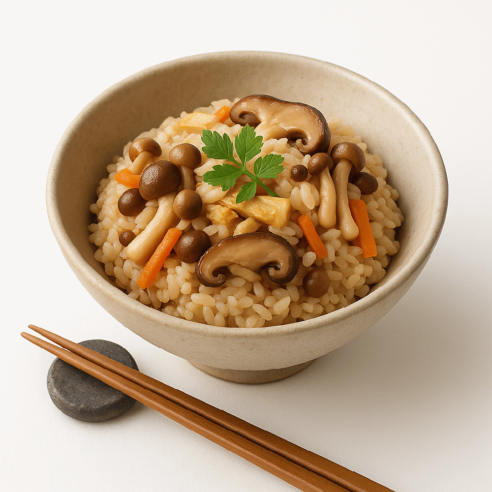 秋の味覚炊き込みご飯