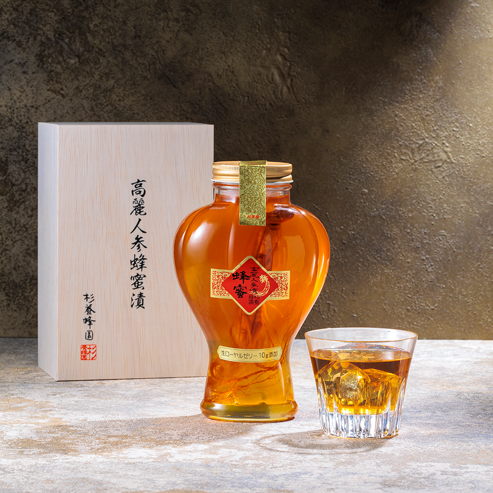 高麗人参蜂蜜漬6年根 (生ローヤルゼリー10g添加 1480g) C80