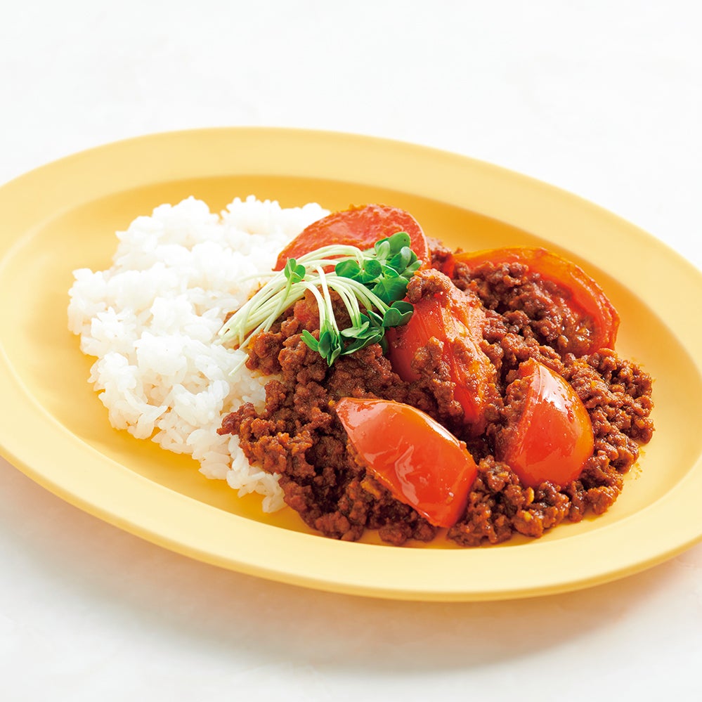Tomato & minced meat with Yuzu honey curry