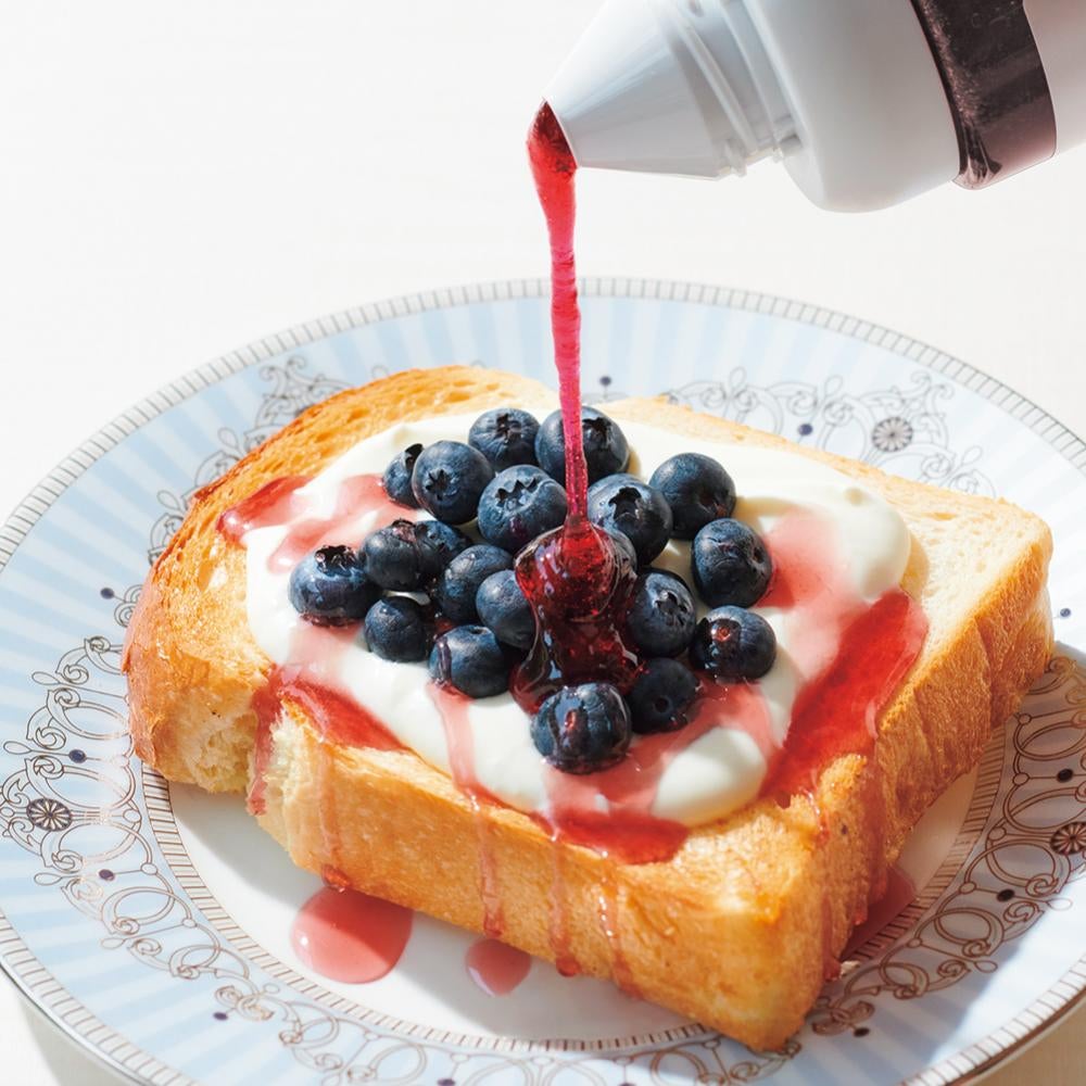 Blueberry honey toast