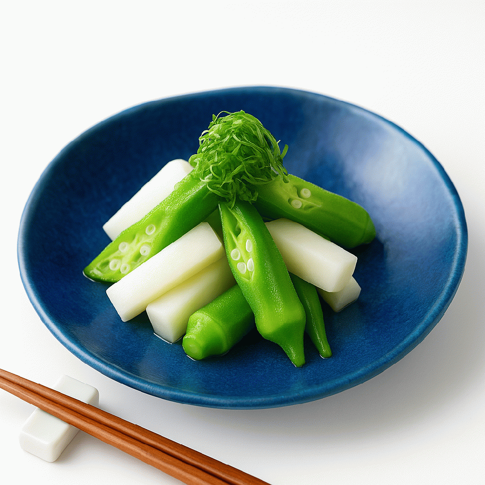 長芋とオクラの和え物