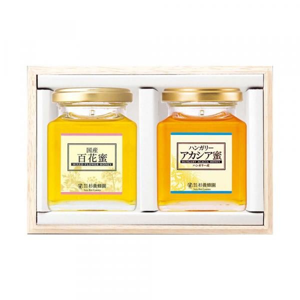 Wild Flower Honey - Made in Japan / Acacia Honey (200g) 2bottles set (In wooden box) HWA200