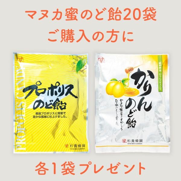 マヌカ蜜 のど飴 20袋セット