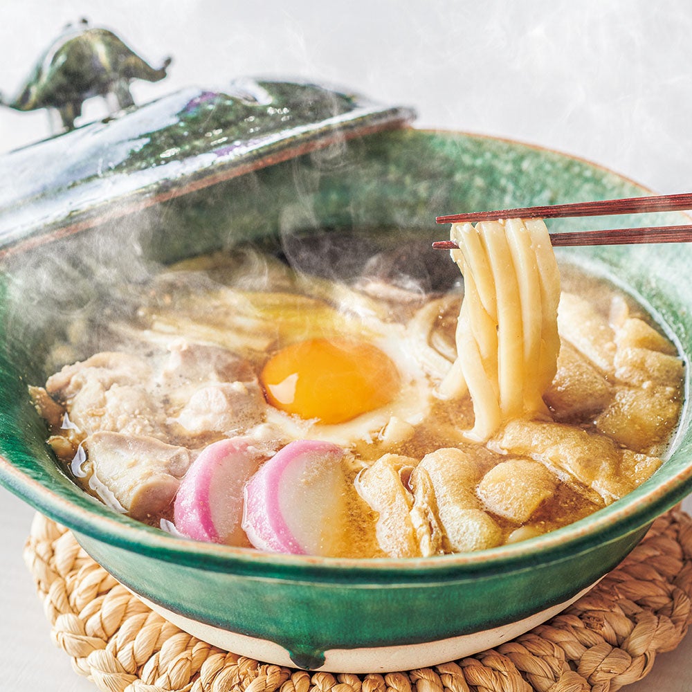 Miso-Stewed Udon Made with Ginger Pickled in Honey