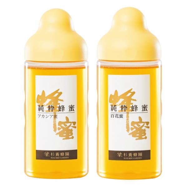 Made in Japan Honey Taste-test Set, Acacia Honey & Wild Flower Honey (500g/poly)