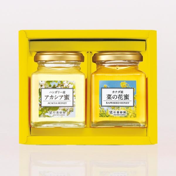 [礼物套装] 洋槐蜂蜜 (200g/瓶) × 1 + 油菜花蜂蜜（200g/瓶) × 1 WAK200
