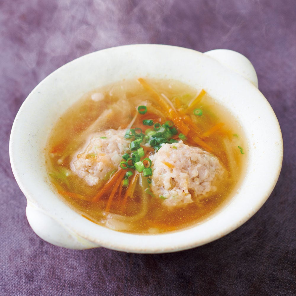 Chicken dumpling soup