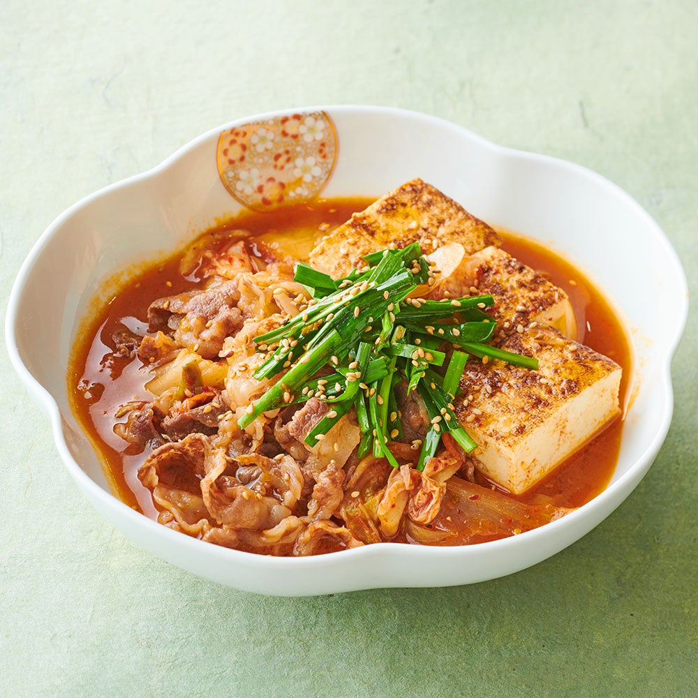 Korean style meat and tofu