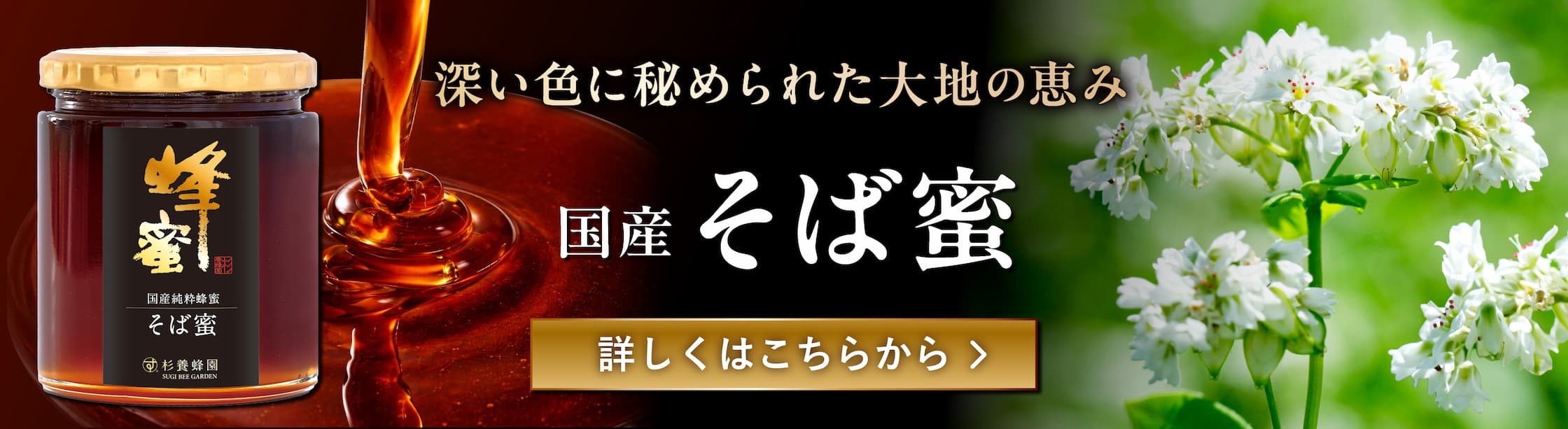 2025年今年の杉養蜂園の新しくとれた新蜜！国産そば蜜の登場